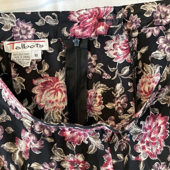 Size 10 Talbots Silk Full-Length Skirt Low$! - Picture 7 of 10